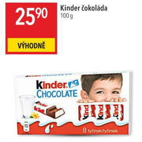 Čokoládky Kinder