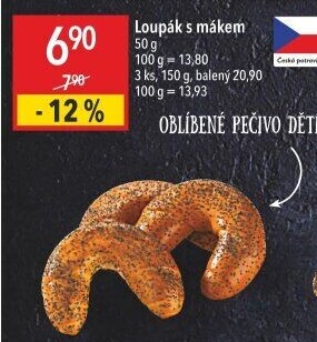 Loupák s mákem