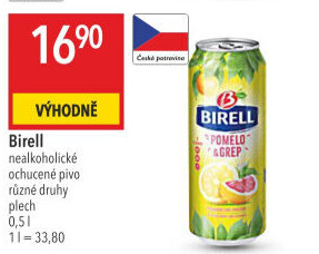 Nealkoholické pivo ochucené Birell