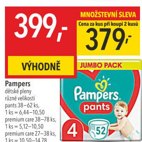 Pleny dětské Pampers Pants