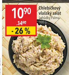 Salát vlašský chlebíčkový