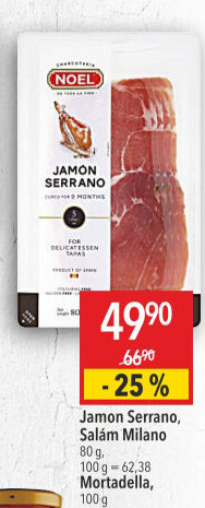 Šunka Jamon Serrano Noel