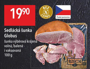 Šunka sedlácká výběrová Globus