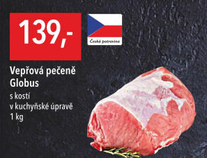 Vepřová pečeně s kostí Globus