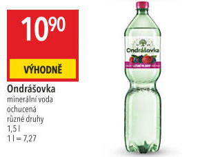 Voda ochucená Ondrášovka