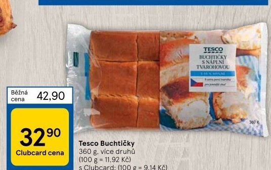 Buchtičky české Tesco
