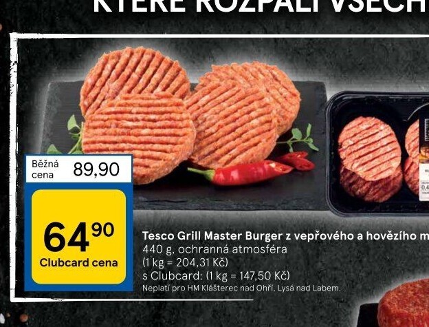 Burger mix Grill Master Tesco