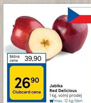Jablka Red Delicious