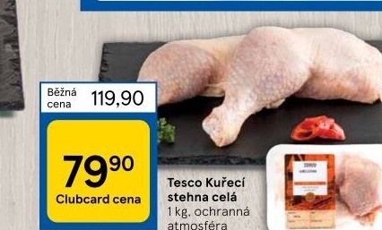 Kuřecí stehna Tesco