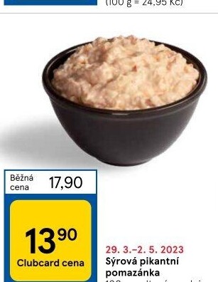 Pikantní sýrová pomazánka