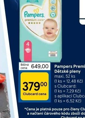 Pleny dětské Pampers Premium Care