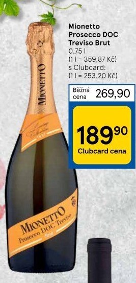 Prosecco brut DOC Treviso Mionetto