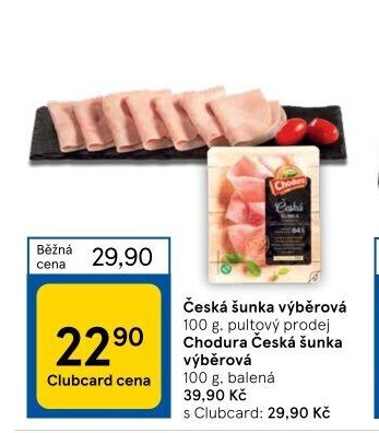 Šunka česká výběrová
