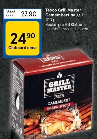Sýr Camembert na gril Grill Master Tesco
