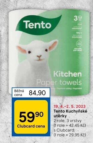 Utěrky kuchyňské 3vrstvé Tento