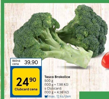 Brokolice Tesco