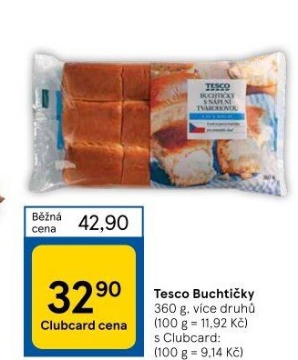 Buchtičky české Tesco