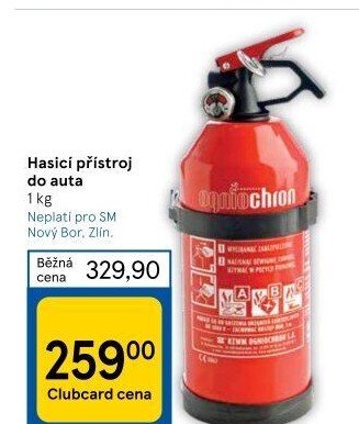 Hasicí přístroj