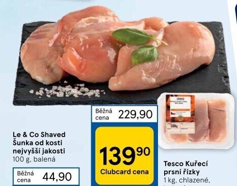 Kuřecí prsní řízky Tesco