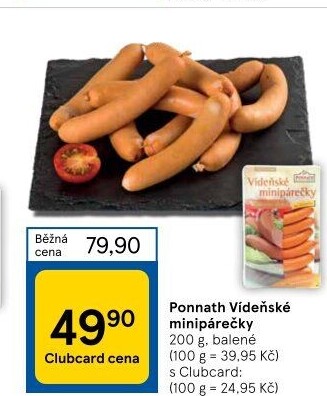 Minipárečky vídeňské Ponnath