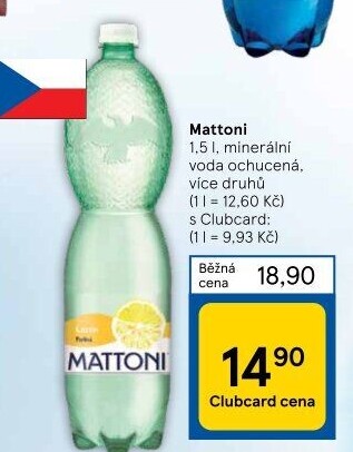 Ochucená voda Mattoni