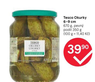 Okurky Tesco