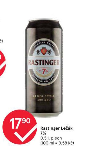 Pivo ležák Rastinger