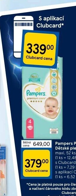 Pleny dětské Pampers Premium Care