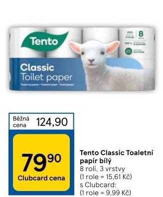 Toaletní papír 3vrstvý Tento