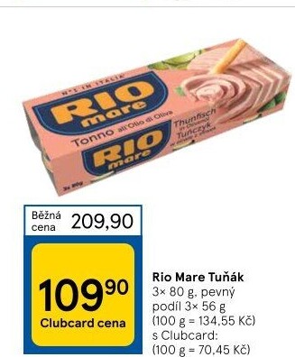 Tuňák Rio Mare