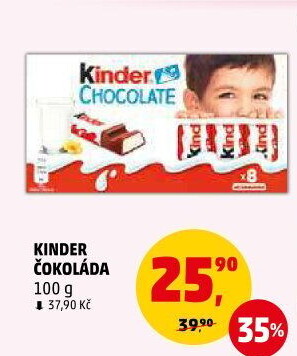 Čokoládky Kinder