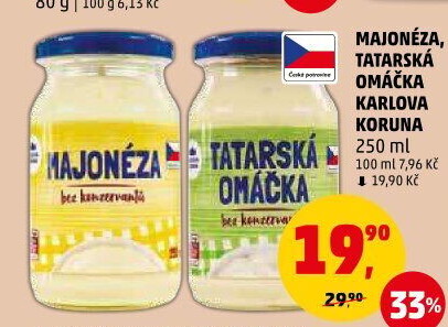 Majonéza Karlova Koruna