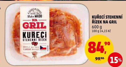 Marinovaný kuřecí stehenní řízek Na gril Penny
