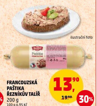 Paštika francouzská Řezníkův talíř