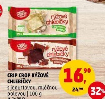 Rýžové chlebíčky polomáčené Crip Crop