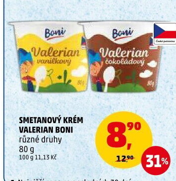 Smetanový krém Valerian Boni