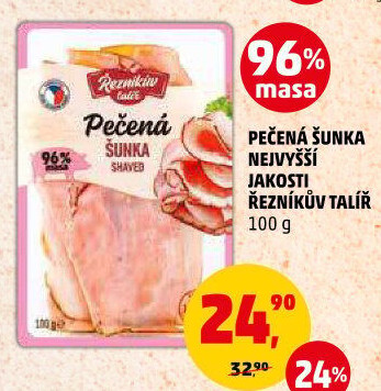 Šunka pečená nejvyšší jakosti Řezníkův talíř