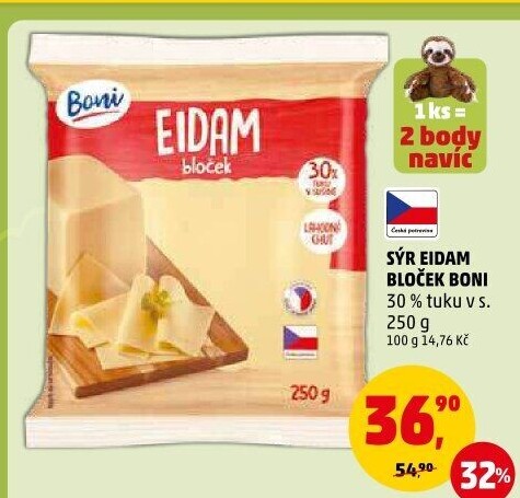 Sýr Eidam 30% Boni