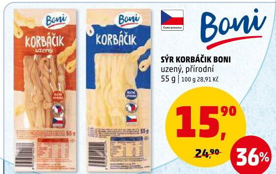 Sýr Korbáčky Boni