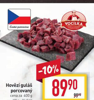 Hovězí maso na guláš Vocílka