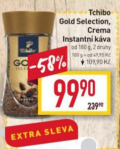 Instantní káva Tchibo Gold Selection