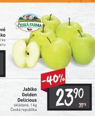 Jablka Golden Delicious Česká Farma