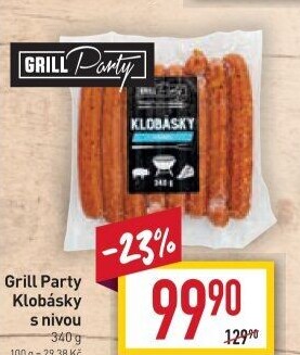 Klobása s nivou Grill Party