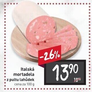 Salám Mortadella italská