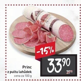 Salám Princ Kostelecké uzeniny