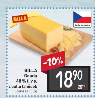 Sýr Gouda 48% Billa