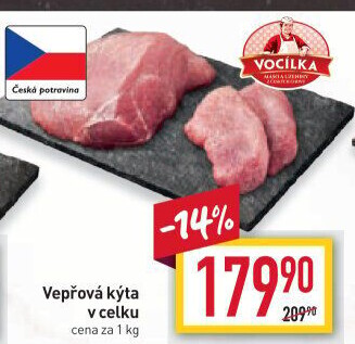 Vepřová kýta bez kosti Vocílka