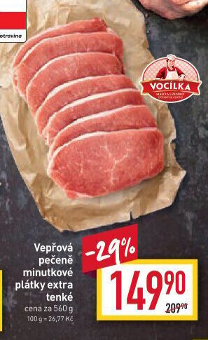Vepřová pečeně bez kosti Vocílka