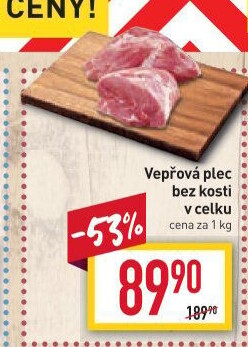 Vepřová plec bez kosti