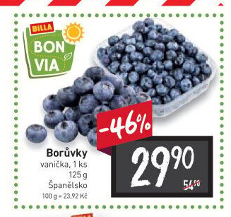 Borůvky Billa Bonvia